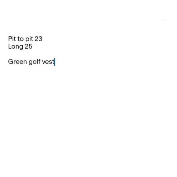 Great Lakes Golf Green Vest Size L - Picture 7 of 8